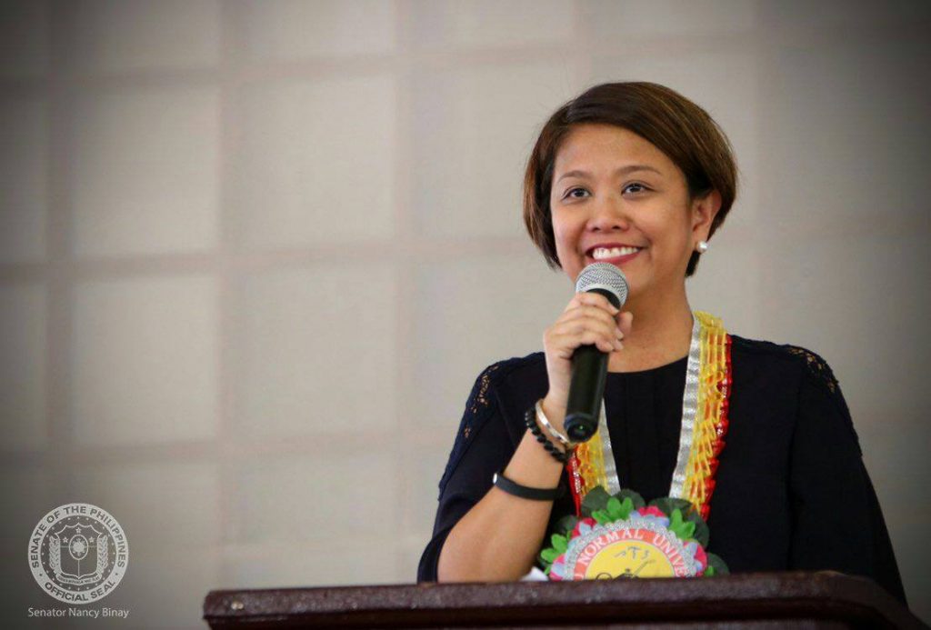 Sen. Nancy Binay reacts on Presidential son's supposed Anti-Duterte ...