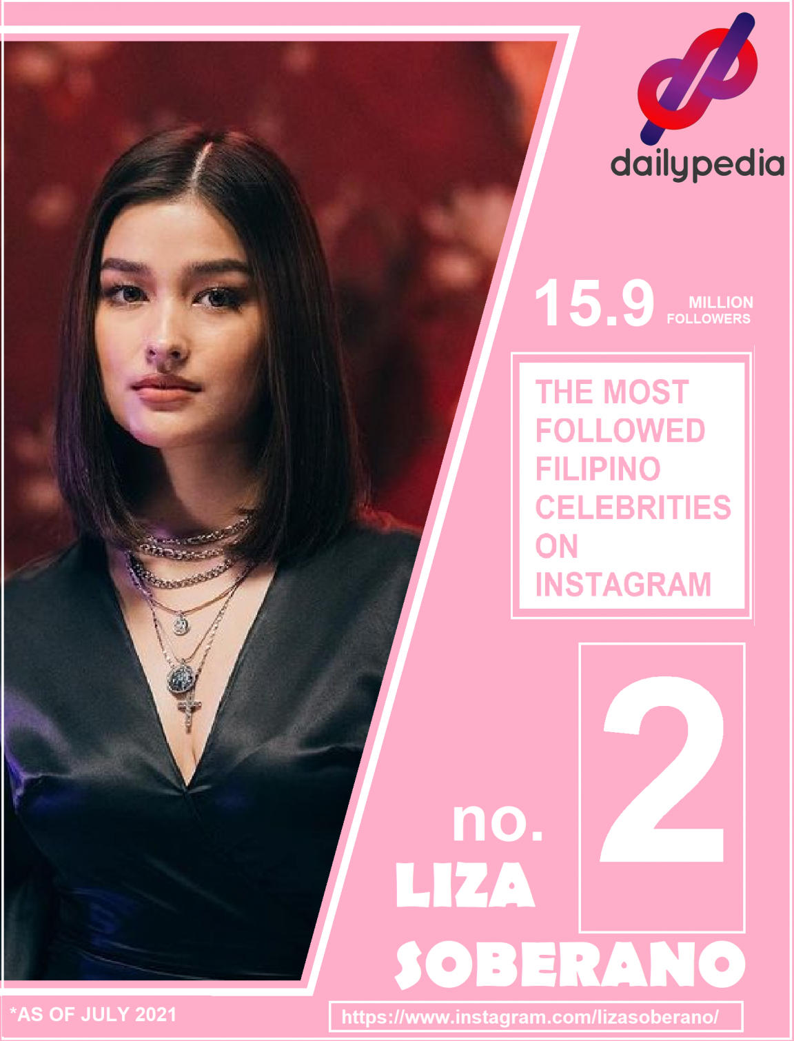 LIST The 10 Most Followed Filipino Celebrities on Instagram DailyPedia