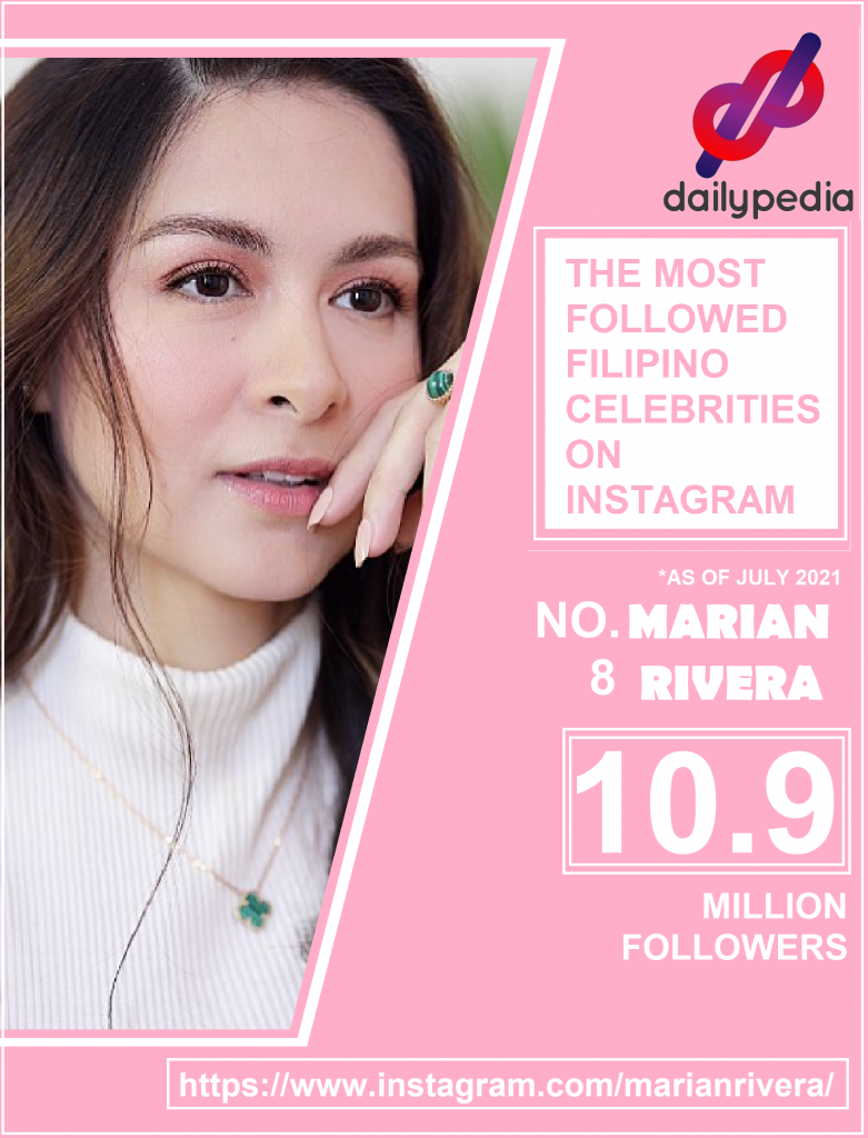 List The 10 Most Followed Filipino Celebrities On Instagram Dailypedia